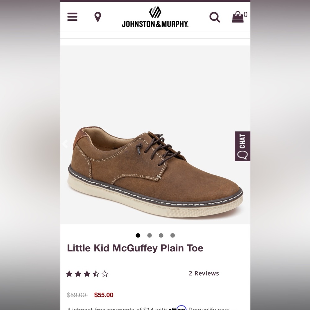 Little kid McGuffey plain toe Size 11